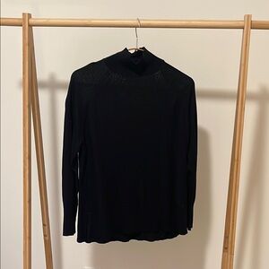 Zara Black Long Sleeve Top